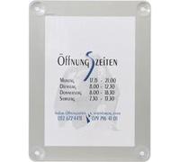 Porte-affiches pour vitres gris A4 G