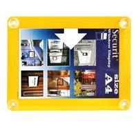 Porte-affiches pour vitres jaune A4 G