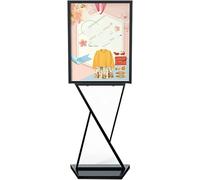Porte-Affiches Supports D’enseignes De Sol, Support en Forme De V Dvertising Signalisation Centre Commercial Guide Orienté Panneau D’Affichage Stand D’Affichage De Maria, White