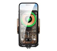Porte 'agent de charge de voiture sans fil, support de téléphone chargeur d'auto-lame de voiture avec serrage automatique, 66 W, clip de ventilation pour voiture de rotation à 360 degrés,