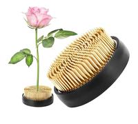 Porte-aiguille en acier pour grenouille à fleurs - Outil d'aiguille en cuivre robuste pour une aide à l'arrangement durable pour l'extérieur et la décoration de jardin