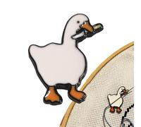 Porte-Aiguilles en Forme d'animaux pour l'artisanat, Porte-épingles magnétiques - Minder d’épingle à Courtepointe en Forme de Canard - Aiguille de Quilting en d'animal Mignon, Outil de Quilter