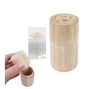 Porte-aiguilles - Étui pour aiguilles à coudre | Porte-outils de réparation | Épingle oscillante avec couvercle | Boîte de rangement en bois pour aiguilles à coudre Meilleurs accessoires de swing |