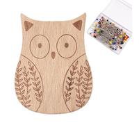 Porte-aiguilles magnétique - Mignon épingles à cheveux magnétiques en bois | Épingles multi-usages avec 100 aiguilles et porte-clips de dessins animés pour le matelassage, la fabrication, les