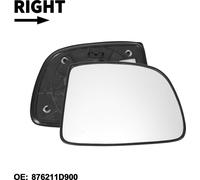 Porte Aile Droite Sans Chauffage Rétroviseur Vitre Remplacement Avec Support Plaque N°876211D900 Pour Kia Carens 2006-2012