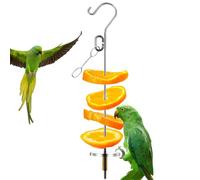 Porte-Aliments À Oiseaux | Brochette De Friandise D'oiseau en Acier Inoxydable, Animaux Décoratifs Cage Enrichissant Un Jouet D'enrichissement pour Les Petites Grandes Races Semelles