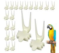 Porte-Aliments Cage Oiseaux - Brochette De Légumes Fruits Polyvalents, Fourche d'alimentation | Conception D'installation Facile pour Le Mangeoire De Fruits du Perroquet, Un Matériau De