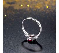 Porte Alliance Bague Rouge Or Blanc 14 Carats Créé Ruby Ovale Taille Solide Non Plaqué Mode pour Mesdames Fiançailles Bijoux