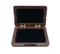 Porte-anches en bois pour hautbois, basson, sifflet Suona avec circulation d'air et verrouillage sécurisé pour protéger les anches de l'humidité et des dommages (marron)