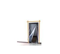 porte anti-poussiere avec fermeture eclair