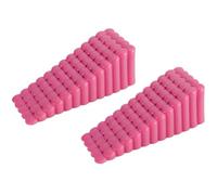 Porte antidérapante. Cales de porte multicolores 10,5 x 4,1 x 3,7 cm, lot de 2(Rose Red)