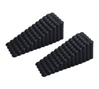 Porte antidérapante. Cales de porte multicolores 10,5 x 4,1 x 3,7 cm, lot de 2(Schwarz)