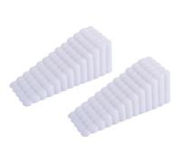 Porte antidérapante. Cales de porte multicolores 10,5 x 4,1 x 3,7 cm, lot de 2(White)