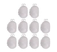 Porte-appât à crabe 10 récipients portables polyvalents pour épervier | Piège à Appâts de Pêche pour ver de terre vairon écrevisse carpe poisson-chat truite crapet eau salée étang