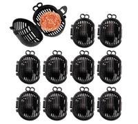 Porte-appât pour nasse à crabes 10 pièces panier-conteneur polyvalent pour | Porte-appât de pêche pour ver de terre vairon écrevisse carpe poisson-chat truite crapet eau salée étang