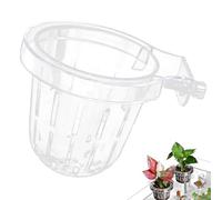 Porte- Aquarium Transparent pour Aquariophilie Transparent Jardinière Aquarium Pot de Aquarium Porte- Aquarium Porte- Aquarium avec Trou pour d'aquarium