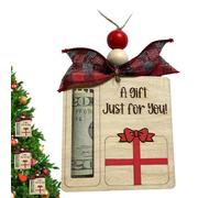 Porte-Argent De Noël pour Argent Liquide,Fait Main en Bois | Les Ornements De Sapin De Noël | pour Les Les Garçons Les Filles Les Femmes Les Hommes Les Amis La Famille Le Salon La