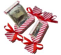 Porte-argent de Noël pour espèces, 2pcs 8 x 3 x 2 Boîte à tirage d'anniversaire inspirée de bonbons, boîte d'argent pour cadeau en espèces, boîte d'argent surprise de Noël pour la fête de Noël F