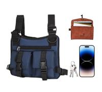 Porte-Arme Dissimulé pour Hommes | Sac Poitrine Léger Et Ajustable | Sac À Dos Décontracté pour Hydratation Fitness Entraînement Sports Extérieur Déplacements Vélo Aventure