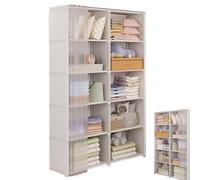Porte Armoire - Étagère Organisateur De Poussière Pour Porte Capacité De Stockage, Notre Armoire Portable Peut Facilement Héberger Plié, Vestes, Cap