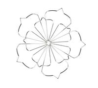 Porte arrangements floraux - Grenouille à fleurs rustique en acier inoxydable, grille pour compositions, outil pour fixer les fleurs résistant à l'usure, support décoratif pour l'artisanat,