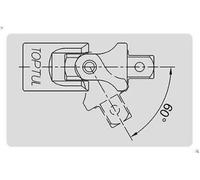 Douille cardan 1/2" TOPTUL CAHK1678