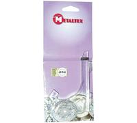 Metaltex Porte-assiette Chevalet – petit modèle transparent pour assiettes Ø 9–18 cm