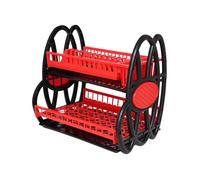 Porte assiettes accordéon noir-rouge Sotufab