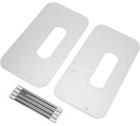 Porte-assiettes en acrylique pour assiettes rondes, carrées, en plastique, en mousse, 7-12 pouces, à usage unique, pour armoire, comptoir, etc