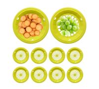 Porte-assiettes en carton réutilisables, paniers de service de nourriture rapide, fournitures de pique-nique, dans des rainures, panier de service réutilisable pour le camping en plein air, les