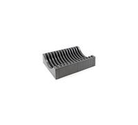 Emuca – Organiseur d’assiettes pour meuble – 13 assiettes – plastique gris anthracite