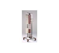 Porte assiettes trolley - 84 assiettes - - Inox