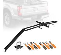 Porte-attelage de Remorque de Moto, Support d'attelage avec Rampe de Chargement, Dispositif de Verrouillage Anti-basculement - Charge Maximale 226 Kg