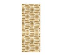 Porte Autocollants 3d Papier Peint Abstrait jaune L100 x H200cm Stickers De Porte 3D Sticker Porte PVC Imperméable pour Décoration Mur Salon Cuisine Chambre Salle