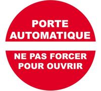 porte automatique ne pas forcer - 20cm - Sticker/autocollant