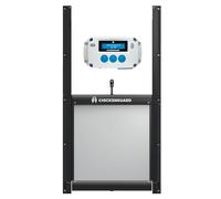 Porte Poulailler Automatique ChickenGuard Pro (Premium/Extreme combinés) Plus Trappe Anti-Prédateur à Verrouillage Automatique, Ecran LCD Programmable, Capteur de Lumière, Minuterie, Piles/Électrique