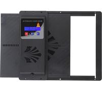 Porte automatique pour poulailler avec USB et minuterie - ouverture horizontale, noir