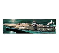 Revell Modèle réduit U.S.S. Enterprise – Porte-avions nucléaire 1:720, 48 cm, 102 pièces, Gris
