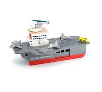 Vilac – Porte-avions Marine Nationale – Jouet en bois avec accessoires – À partir de 3 ans – 9305