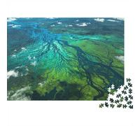 Porte-Avions Puzzle 1000 Piece Recyclable Avion de Chasse Rafale Puzzles Puzzle Game Props Amusant et Stimulant Family Game Idée de Cadeau Excellente 70x50cm/1000pcs