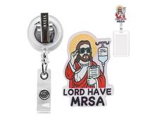 Porte-Badge À Enrouleur | Rotation 360° avec Cordon à Clip | Clip de Carte Mignon avec Rétractable pour Badge | Pour Enseignant Étudiant Médecin Assistant École Hôpital Clinique Soins