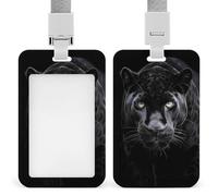 Porte-badge avec cordon étanche pour cartes d'identité - Coque de protection pour femme et homme - Pour le personnel de bureau, les enseignants, les infirmières