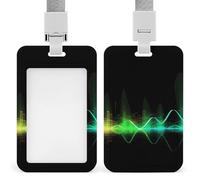 Porte-badge avec cordon tour de cou, cordon détachable, étanche, transparent, porte-carte vertical, pour enseignant, infirmière, médecin, cadeau pour collègues de travail