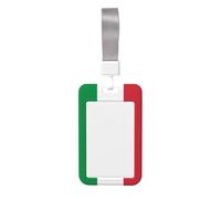 Porte-badge avec drapeau italien - Protection de carte - Convient pour les employés de bureau, les gestionnaires et les employés