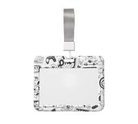 Porte-badge avec imprimé de jeu vidéo pour garçons - Porte-badge personnalisé - Étanche - Avec cordon de serrage - Pour homme et femme