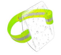 Porte-Badge - Bande Transparente Sécurisée et Étanche,Brassard pour Badge d'Identification et Tickets - pour Passe Saison Événements Hôpitaux Conférences Festivals Hommes et