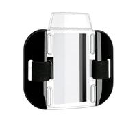 Porte-Badge Bras Pour Hommes Manchette Transparente | Brassard Porte-Ticket Avec Sangle Élastique Réglable Et Boucle Pour Le Ski, L'Alpinisme, Le Rafting, Pour Les Femmes Et Noir