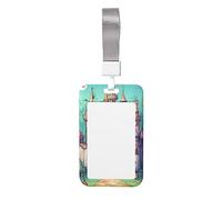 Porte-badge classique en forme de château - Matériau ABS durable - Affichage transparent - Convient pour le bureau, un événement, une réunion, une identification facile.