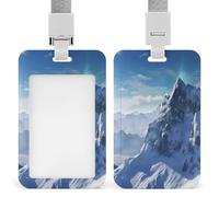 Porte-badge coulissant avec fenêtre transparente pour carte d'identité, carte d'identité, carte d'identité, carte d'identité, porte-badge pour permis de conduire de bureau et laissez-passer