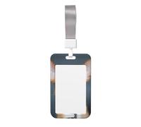 Porte-badge coulissant avec imprimé chihuahua mignon pour carte d'identité verticale, étui de protection pour enseignant, cordon pour bureau, femme et homme
